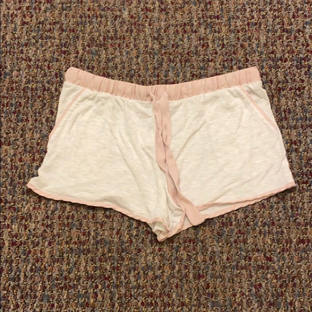 Light grey sleep shorts